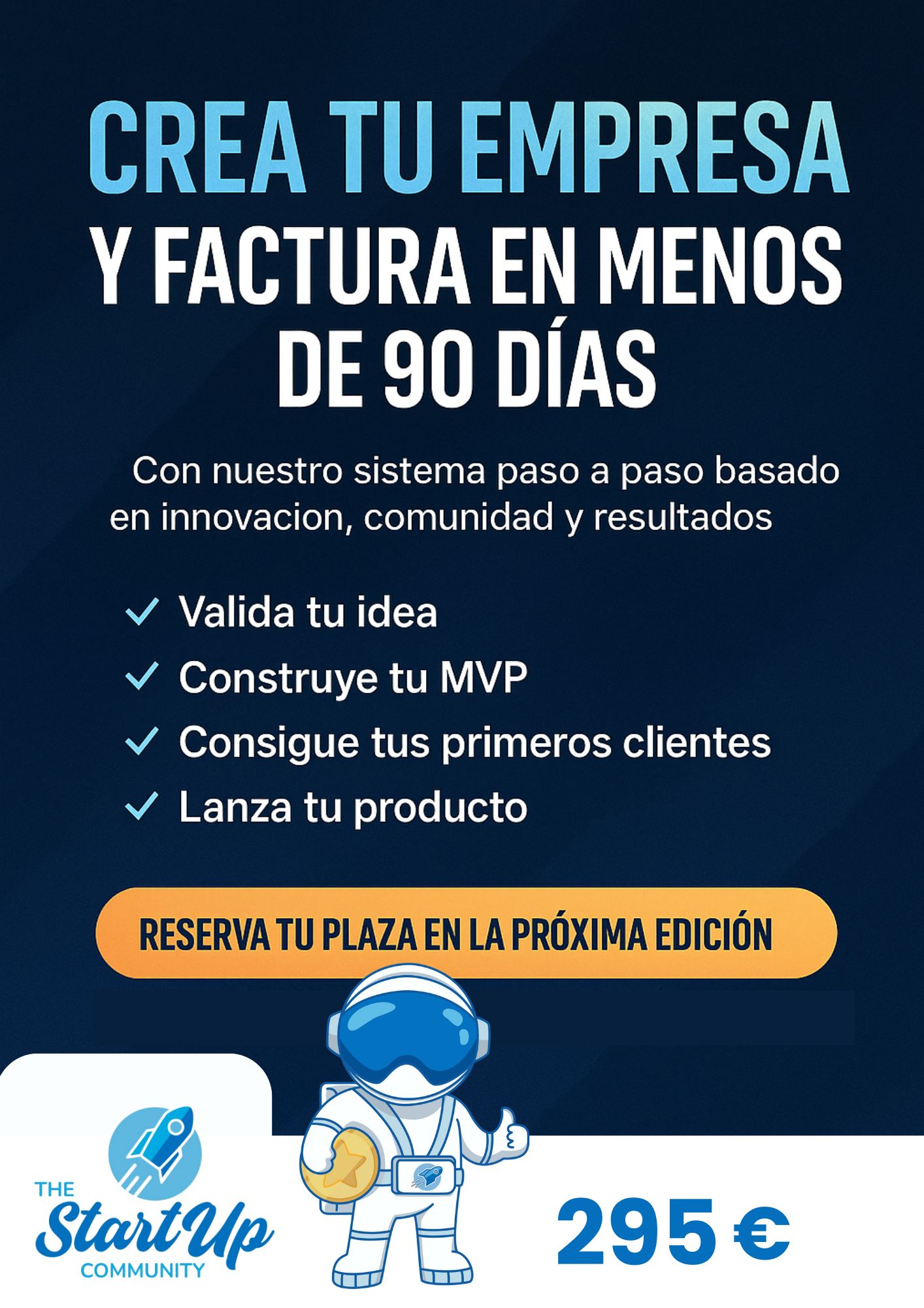 Comienza a Facturar en 90 días - The StartUp Community